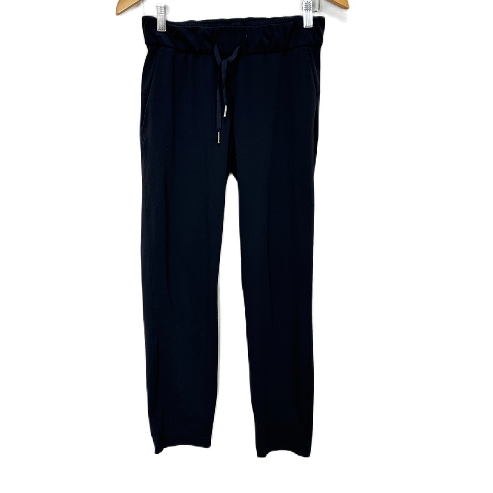 Lululemon On The Fly Black High Rise Slim Leg Athleisure Pant‎ Women’s Sz 4